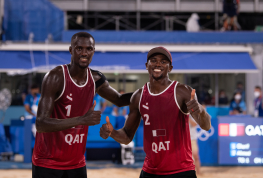 Qatar Beach Volleyball duo score second win at Tokyo Olympics 