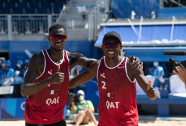 Younousse and Tijan to take on Italy's Nicolai and Lupo in Tokyo quarterfinals